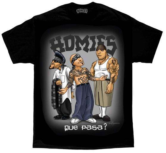 HOMIES SIGNATURE - QUE PASA - Men's MAX HWT Tee – DGA Tees