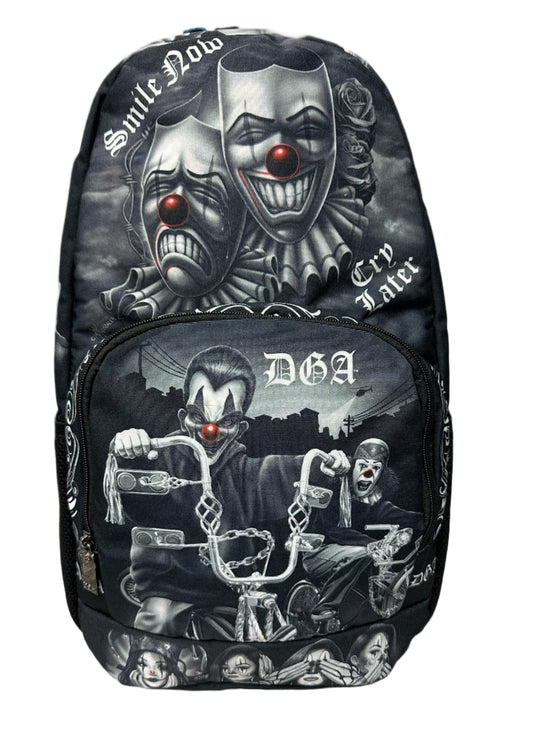 DGA™- CLOWNING Backpack- 600D Poly Cloth