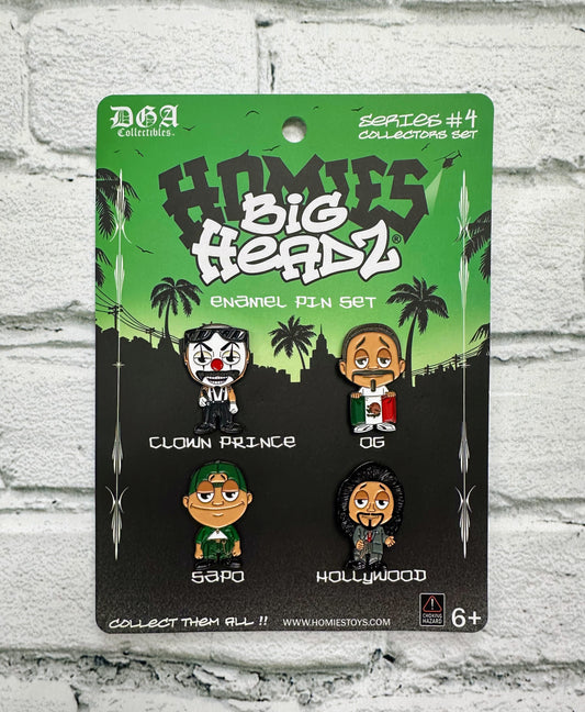 DGA Collectibles- BIG HEADZ Enamel PIN Set - Series #4