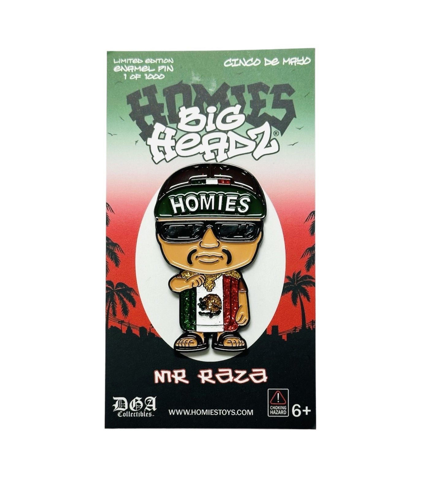 Edición limitada HOMIES™ - PIN de esmalte MR.RAZA BIG HEADZ