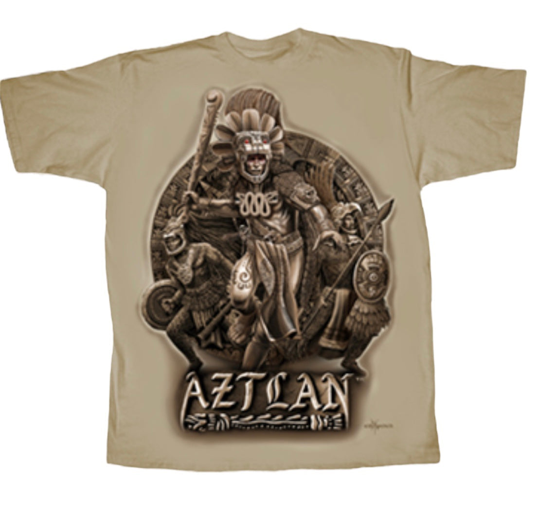 (Caqui) AZTLAN - Camiseta para hombre