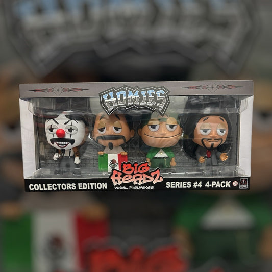 HOMIES™ - Juego de 4 figuras BIG HEADZ - Serie n.° 4 