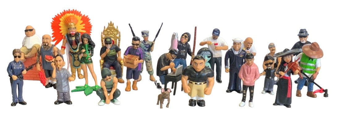 Assortment of 14 Homies Figurines store