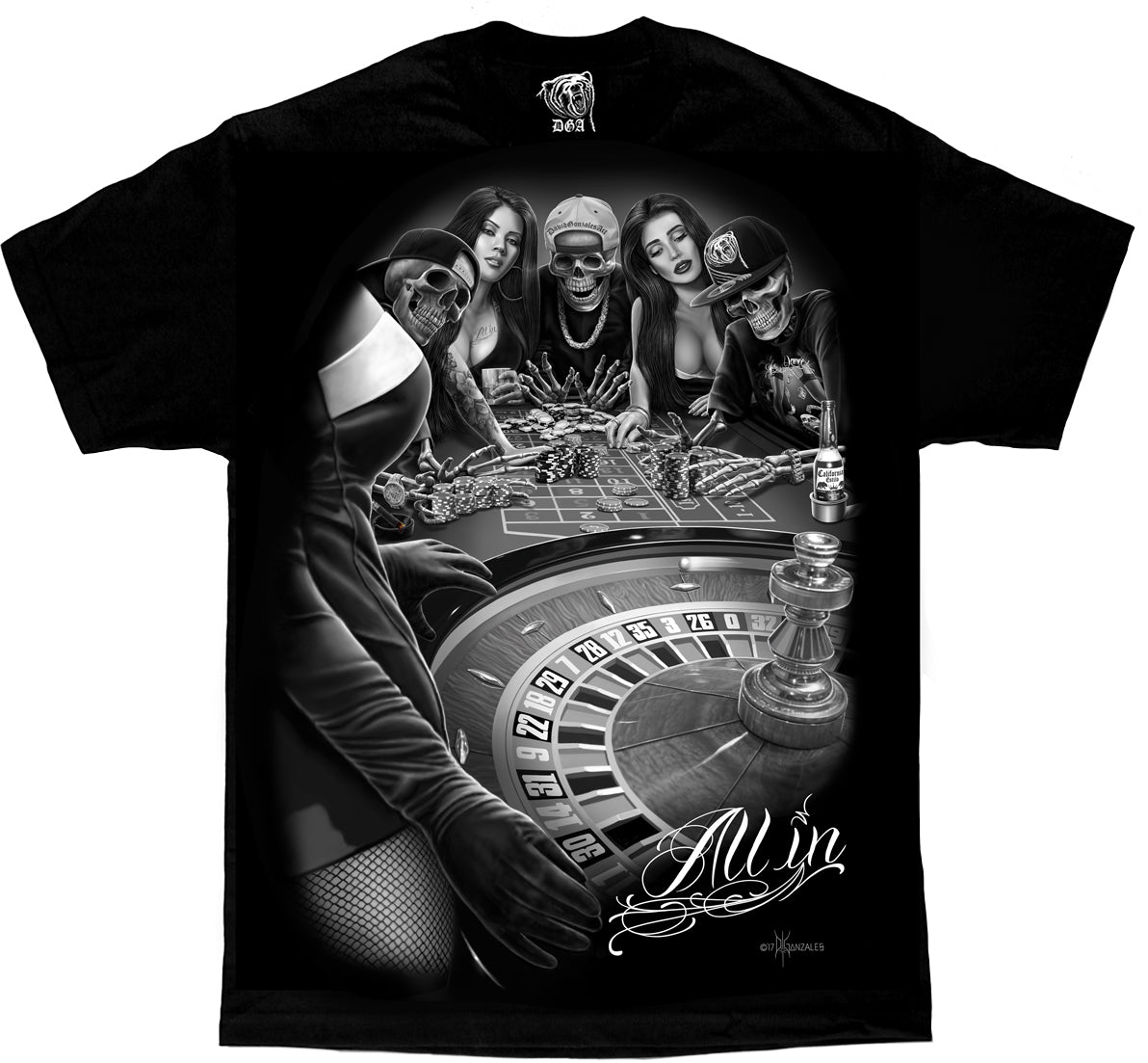 Camiseta para hombre jubilada - All In